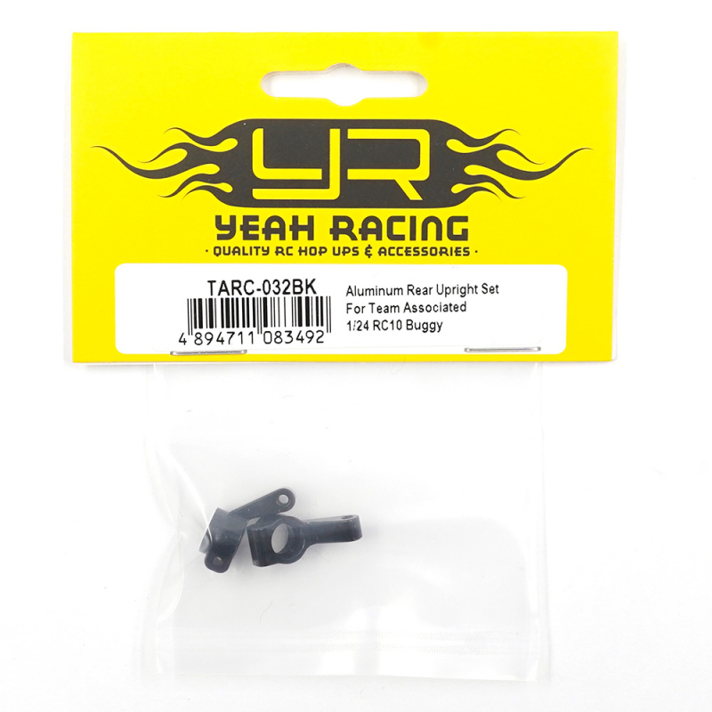 Preview: Yeah Racing Aluminium Hinterradträger Set für Team Associated 1/24 RC10 Buggy