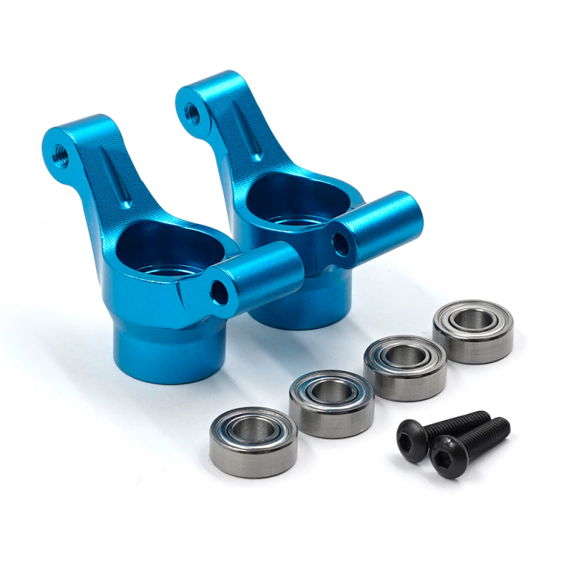 Yeah Racing Aluminium Hinterradträger Set m. 2° Vorspur für Tamiya WR02 / WR02C / TL-01 / GF-01 / G6-01