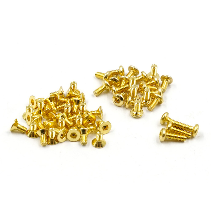 Onisiki NEKOMATA Stainless Steel M2 Screw Set (Gold)
