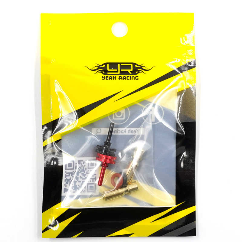 Preview: Yeah Racing Aluminium Bullet Plug Grips mit 5 mm Goldkontakten