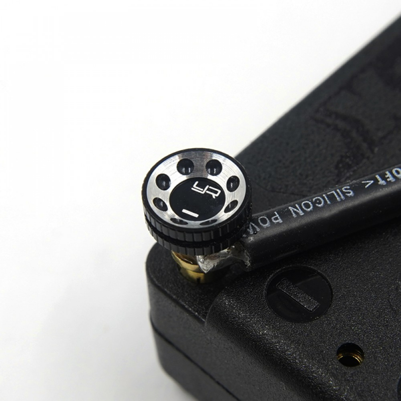 Preview: Yeah Racing Aluminium Bullet Plug Grips mit 5 mm Goldkontakten