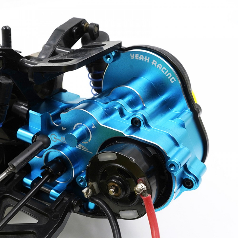Preview: Yeah Racing Aluminium Getriebegehäuse für Tamiya DT-04, DT-03, DT-02