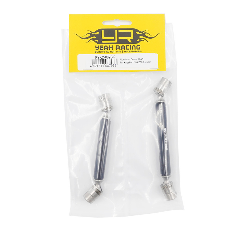 Preview: Yeah Racing Edelstahl & Aluminium Mittelwelle (2 Stück) für Kyosho 1/10 KC10 Crawler