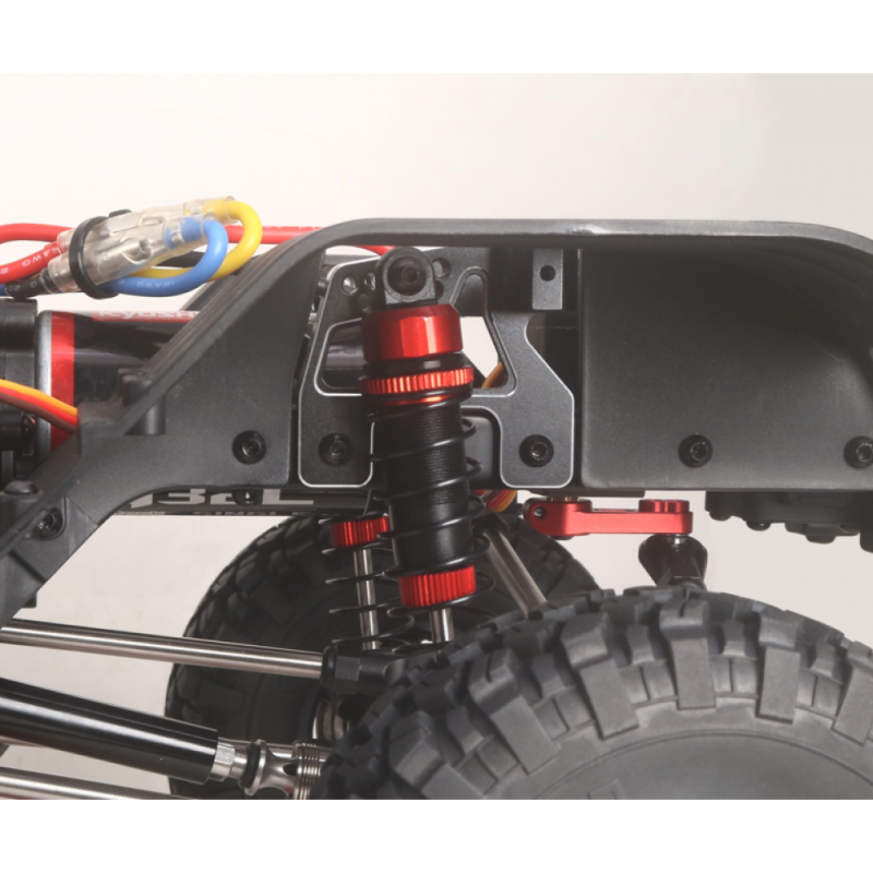 Preview: Yeah Racing Aluminium-Dämpferhalter-Set für Kyosho KC10 Crawler