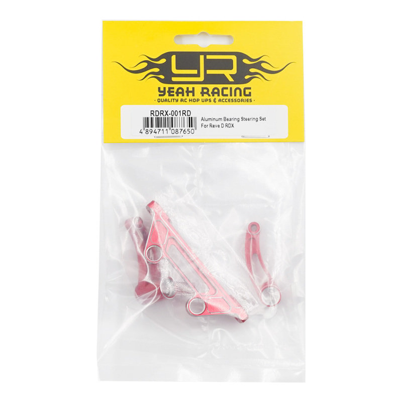 Preview: Yeah Racing Aluminium Lenkungsset für Reve D RDX – Red