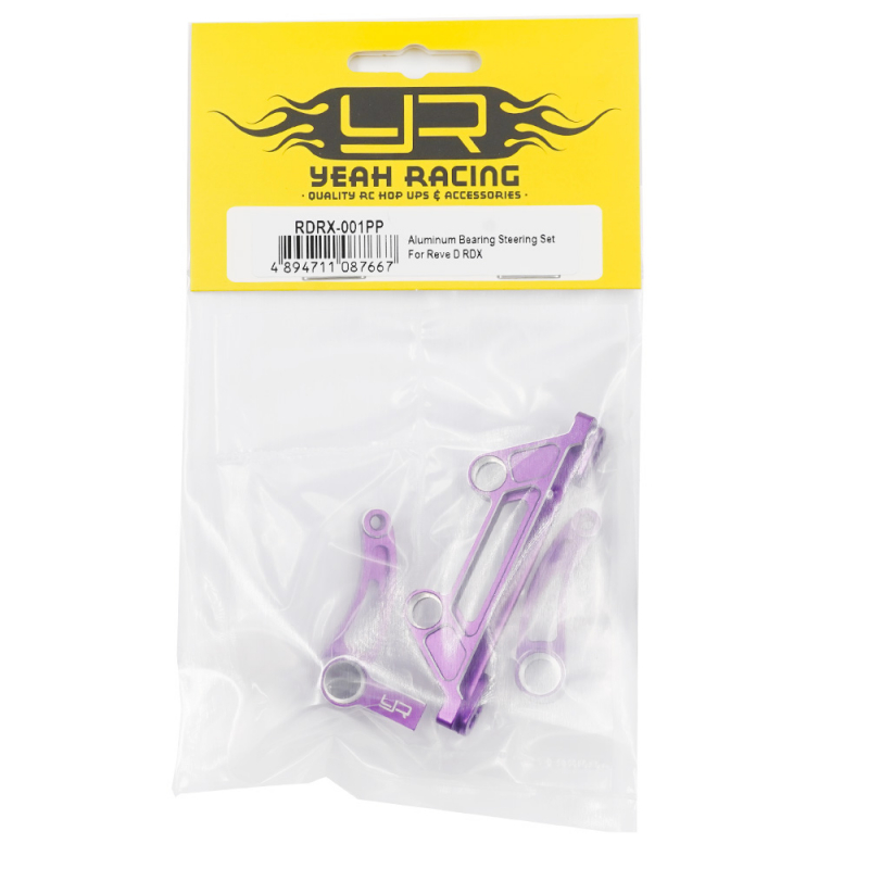Preview: Yeah Racing Aluminium Lenkungsset für Reve D RDX – Purple