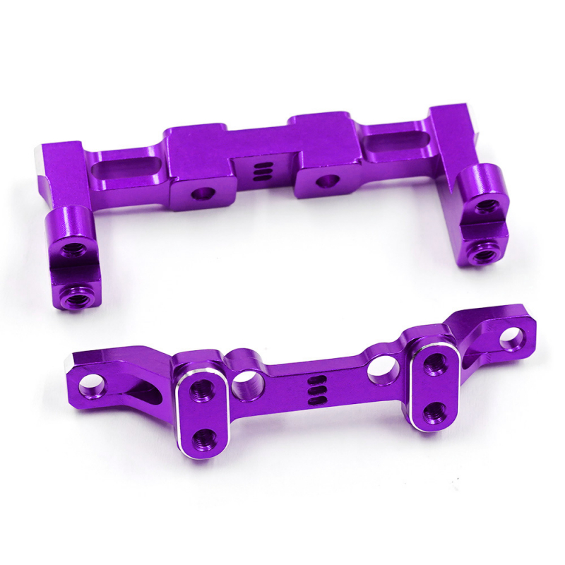 Yeah Racing Aluminium-Bellcrank-Halterungsset für Reve D RDX - Purple