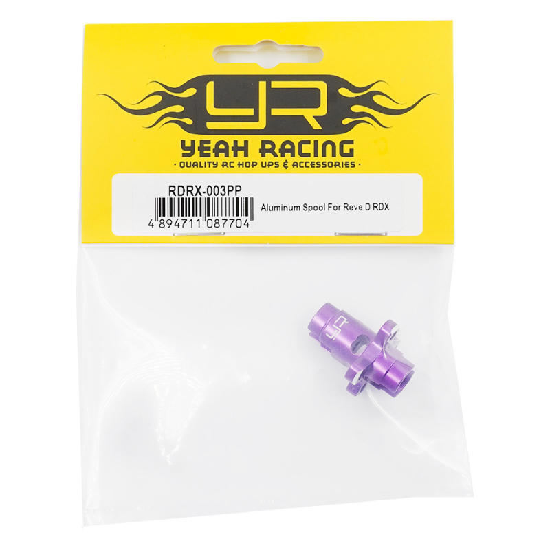 Preview: Yeah Racing Aluminium Spool für Reve D RDX – Purple