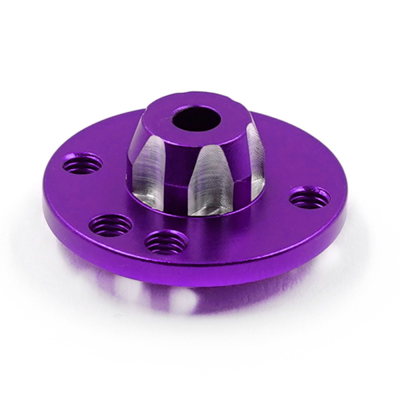 Preview: Yeah Racing Aluminium-Halterung für Hauptzahnrad für Reve D RDX – Purple