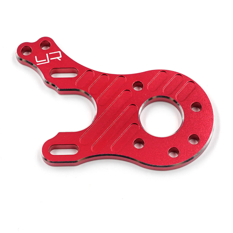 Yeah Racing Aluminium-Motorhalterplatte mit variabler Einstellposition für Reve D RDX - Rot