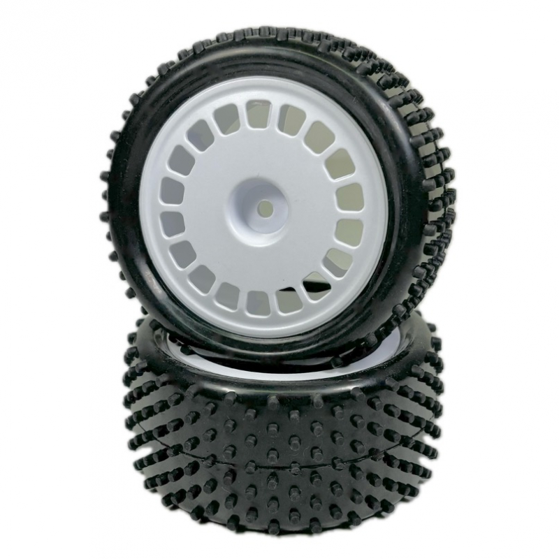 Absima 1:10 Buggy Räderset "Mini Pin" hinten weiß (2)