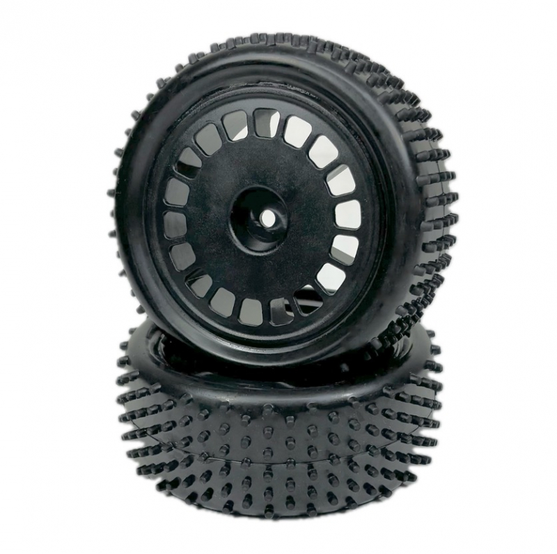 Absima 1:10 Buggy Räderset "Mini Pin" vorne schwarz (2)