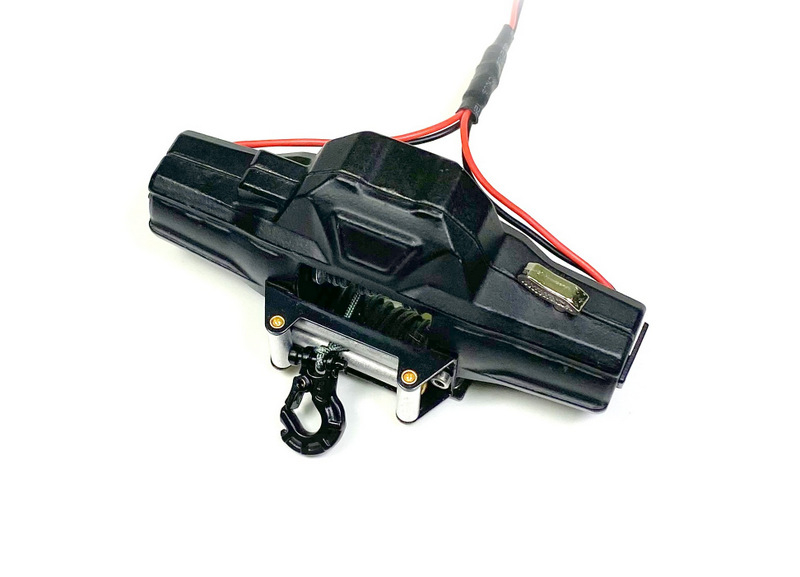 Absima 1/10 RC Metall-Seilwinde Doppelmotor 6kg (Typ C)