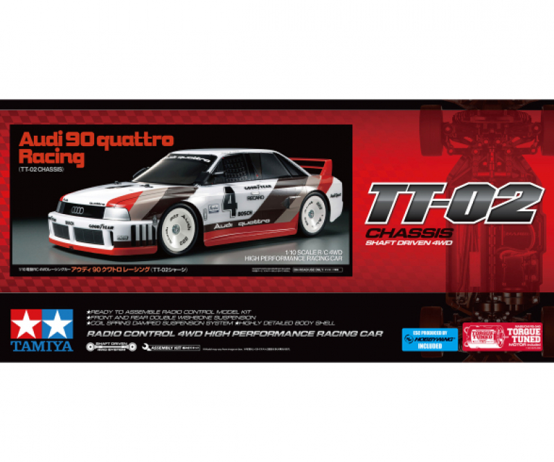 Preview: Tamiya Audi 90 quattro Racing TT-02 Bausatz
