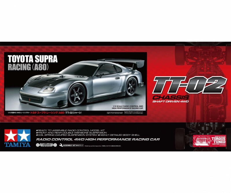 Tamiya Toyota Supra Racing (A80) TT-02 Bausatz