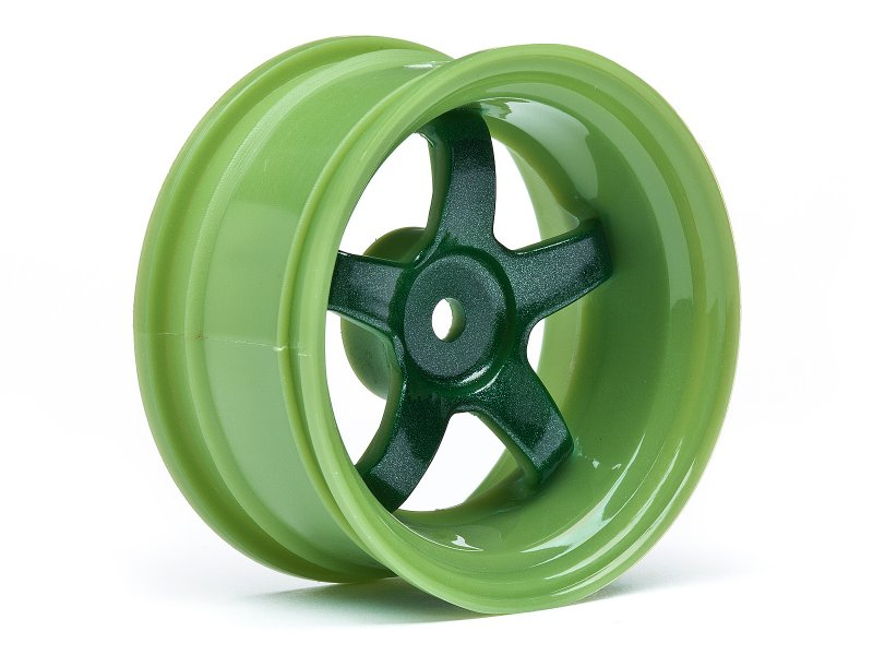 HPI 1/10 Onroad Felgen Work Meister S1 Grün  -  26mm - 6mm Offset (2)