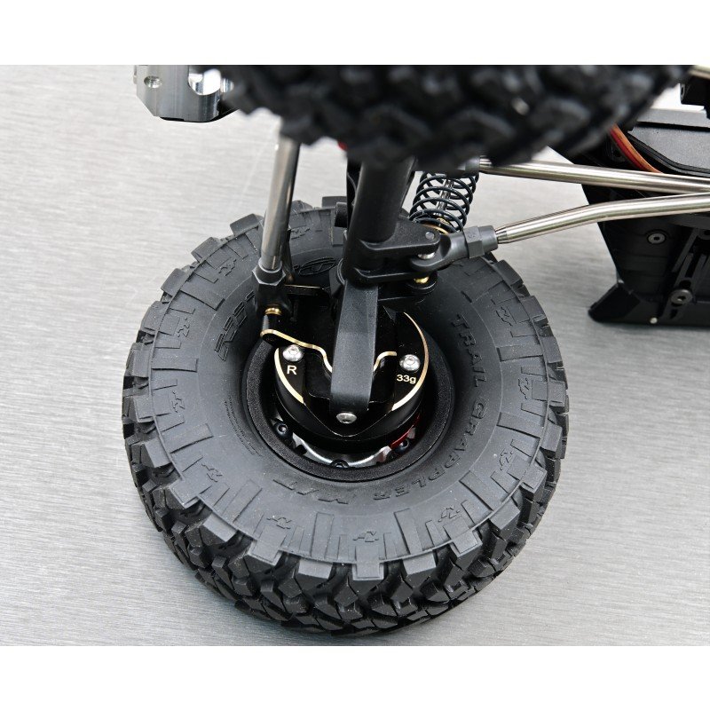 Samix SCX10 III  / Capra brass Knuckle & Portal Cover Set & Scale Brake Rotor & 8mm hex