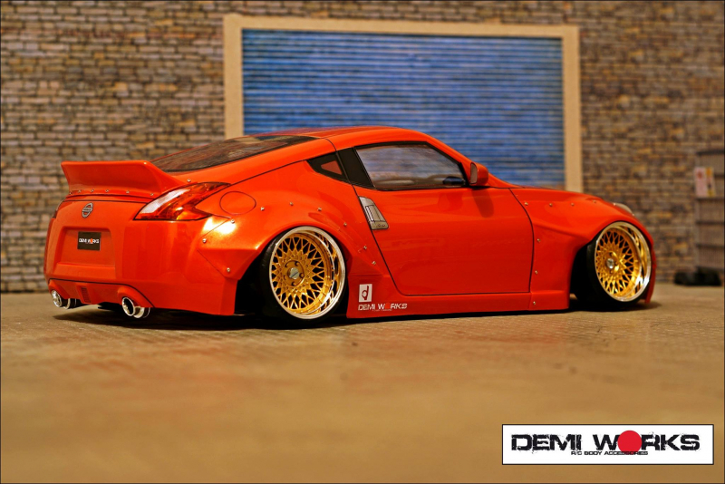 Demi Works Nissan 370Z RB Set -A (Trunk Wing +Front Bumper )