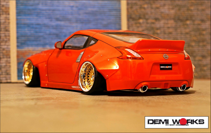 Demi Works Nissan 370Z RB Set - B (Fenders Set) Rocket Bunny