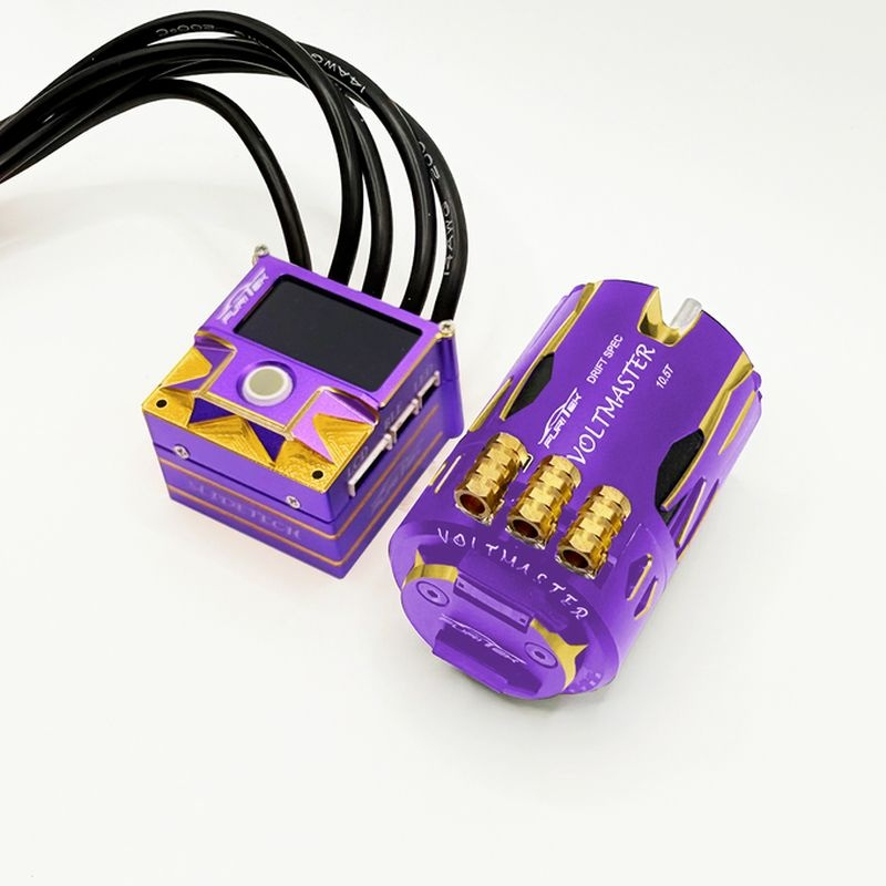 Furitek SlideVolt BL-Combo sensored OLED / Royal Purple Edition for 1/10 Drift & Stock Racing