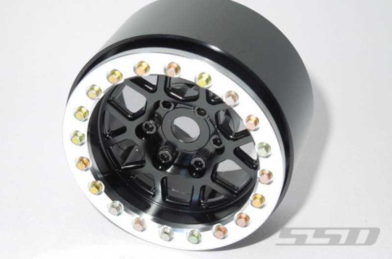 SSD 1.9" Boxer Beadlock Wheels (Black)(2)