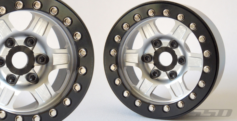 SSD 1.9" Challenger BeadlockWheels (Silver)(2)