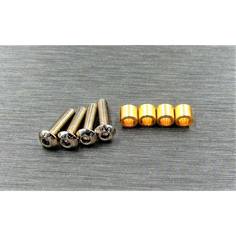 Samix TRX-4 brass knuckle bushing set