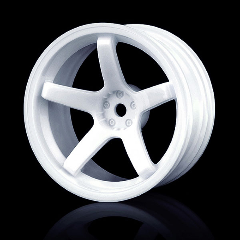 MST White 5 spokes Felgen (+8) (4)