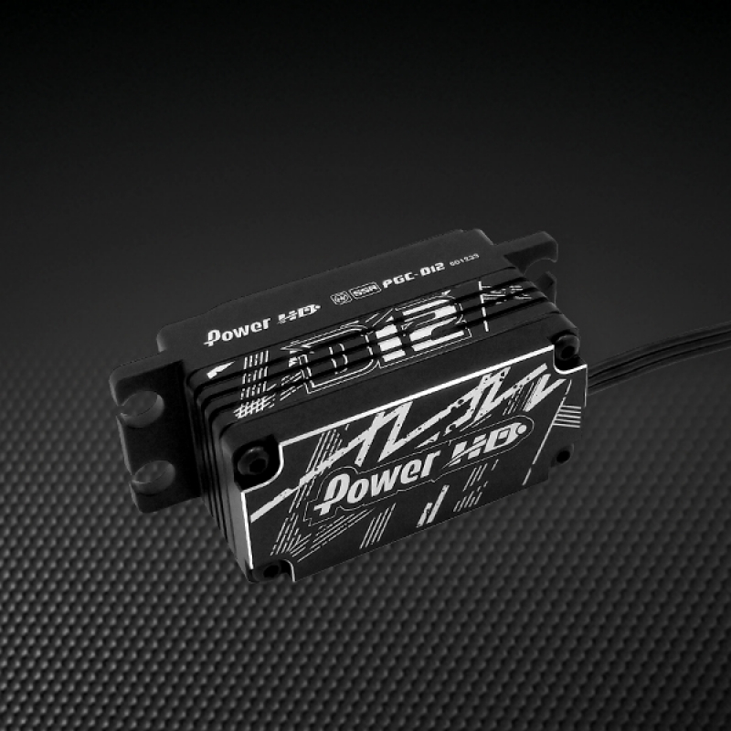 Power HD Low Profile Digital Servo D12 HV CNC-Gehäuse - 12,5kg/0,059sec - Drift