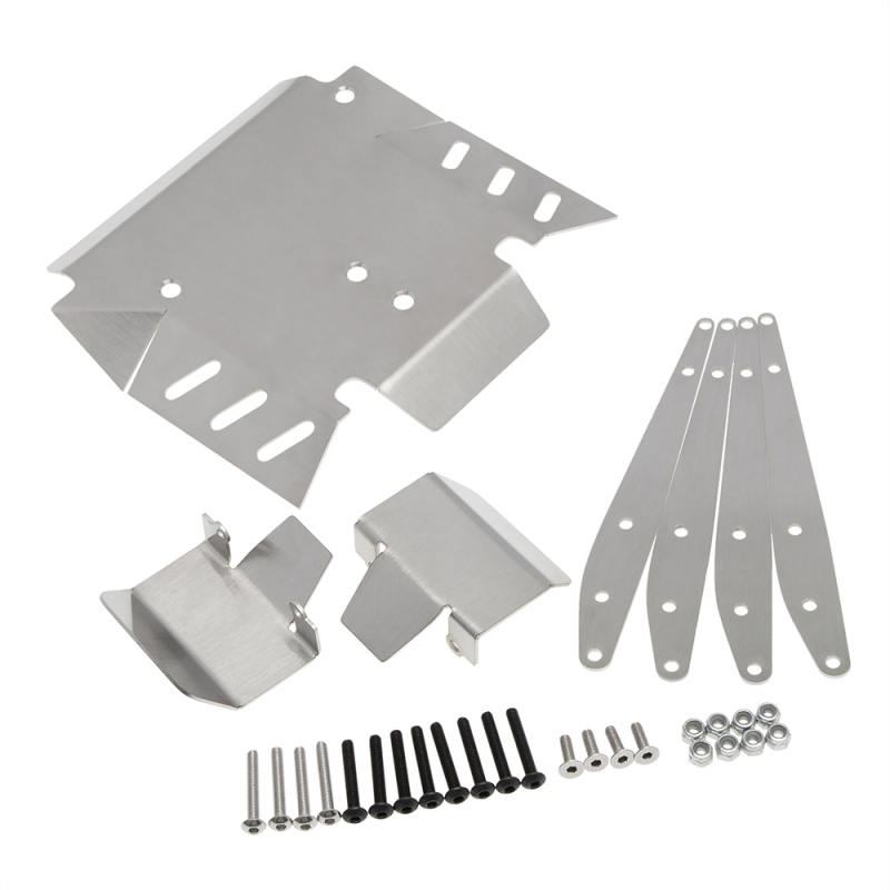Stainless Steel Chassis Armor Guard Plate  Set für Axial 1/10 RBX10 RYFT