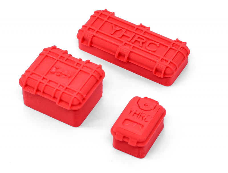 Mini-Werkzeugkoffer Scale Zubehör Rot für 1/24 (3 Stück/Set)