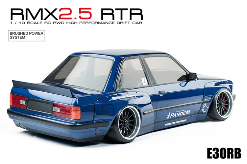 MST RMX 2.5 RTR E30RB (dark blue) (brushed)