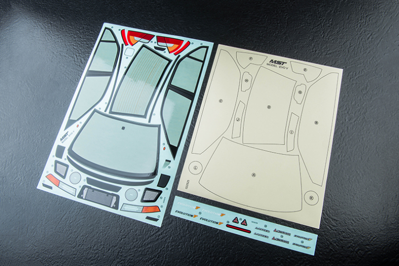 MST RMX 2.5 1/10 RWD Drift Car Classic KIT + EVO V Karosserie
