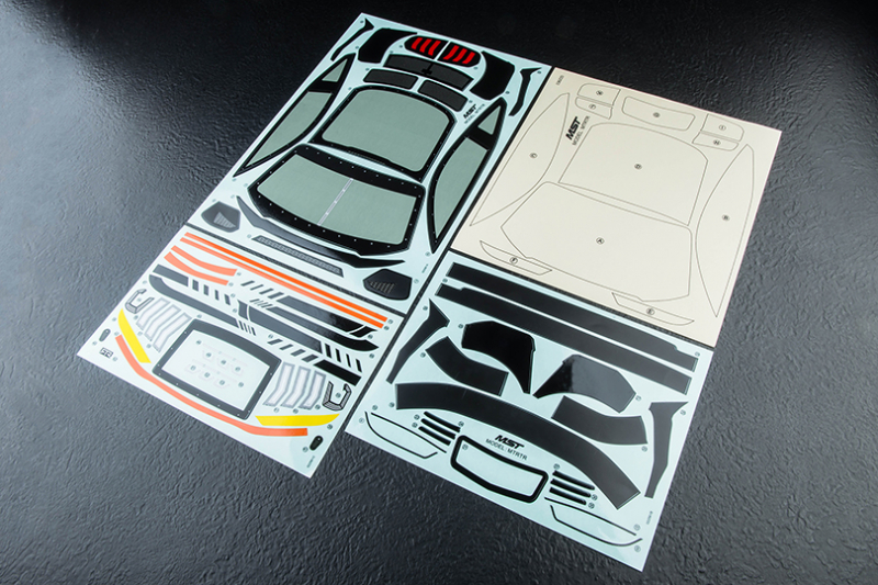 MST RMX 4 S PRO Drift Car Kit + MTRTR Karosserie