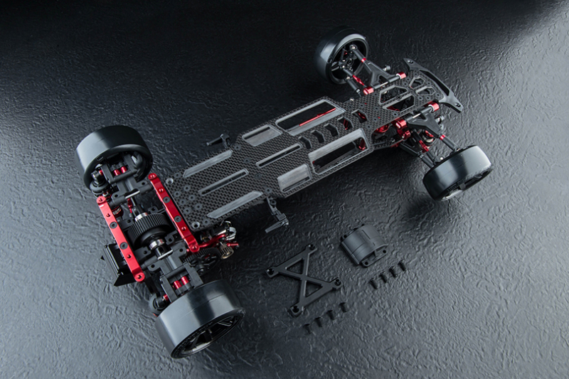MST RMX 4 GT Competition-Level RWD Drift Car Kit (Red)