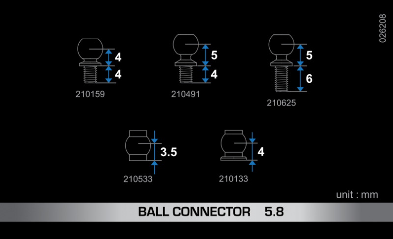 MST Ball connector 5.8 (10)