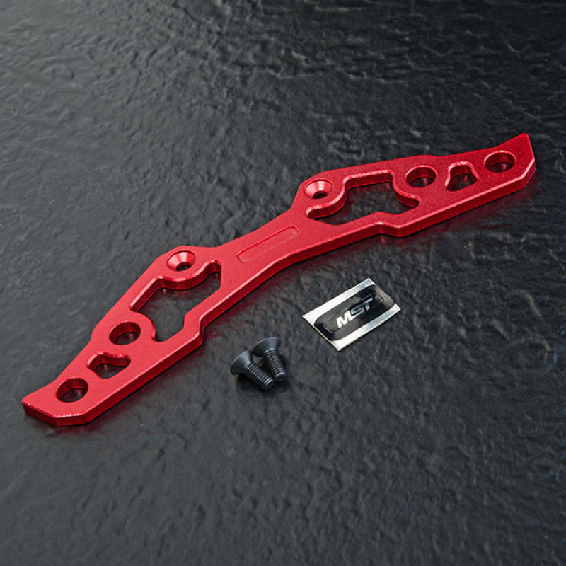 MST Alum. lightweight bumper support L (red)