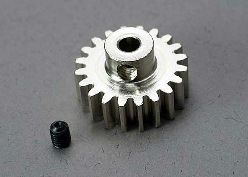 Traxxas  Gear, 20-T pinion (32-p) (mach. steel)/ set screw