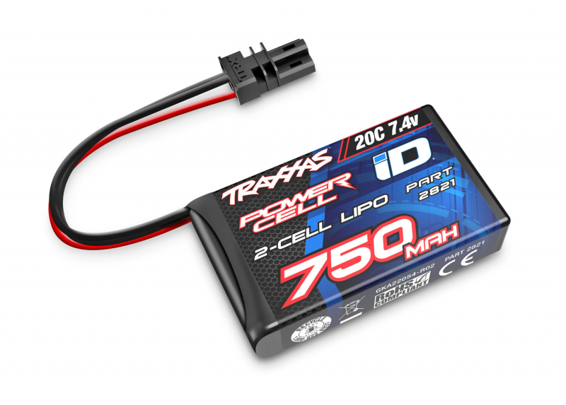 Traxxas 750mAh 7.4V 2-Cell 20C LiPo Battery - TRX-4M