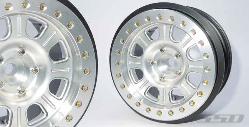 SSD 2.9" Bouncer Beadlock Wheels (Silver)(2)