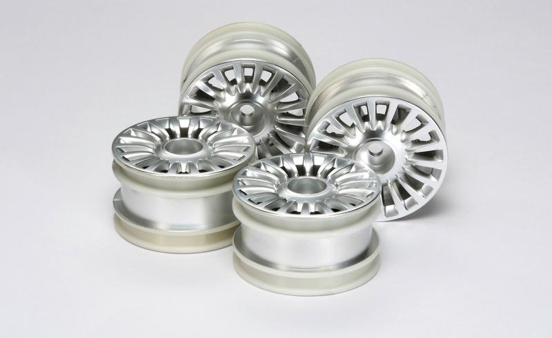 Tamiya M-Chassis 18-Spoke Wheels silver (4)