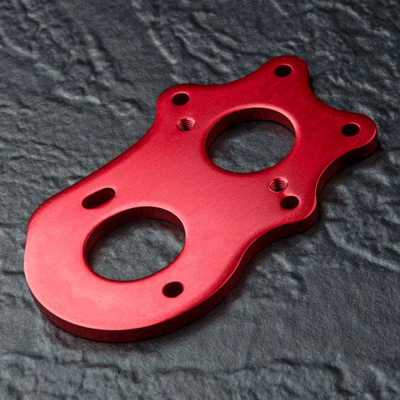 MST RMX Alum. spur gearbox motor mount (red)  for 210651
