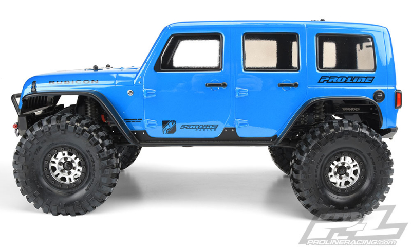 Proline Jeep Wrangler Unlimited Rubicon Karosserie (klar) für Traxxas TRX-4