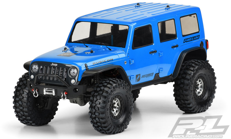 Proline Jeep Wrangler Unlimited Rubicon Clear Body for 12.8" Wheelbase TRX-4