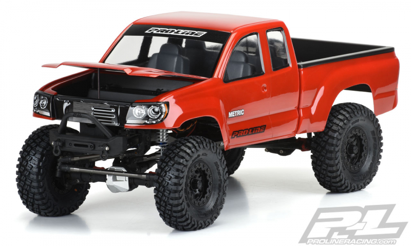 Proline Builders Series: Metric Clear Body for 12.3" (313mm) Wheelbase Scale Crawlers