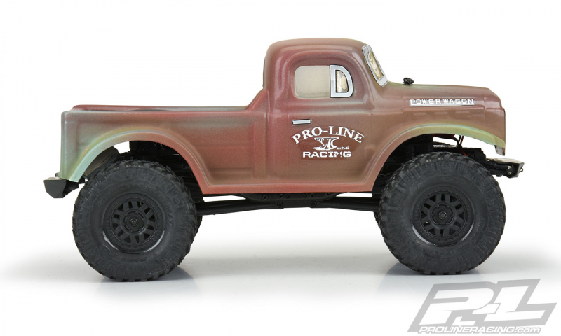 Proline 1946 Dodge Power Wagon Clear Body for SCX24 JLU