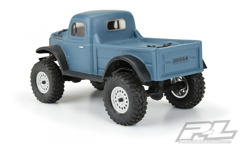 Proline 1946 Dodge Power Wagon Clear Body for SCX24 JLU