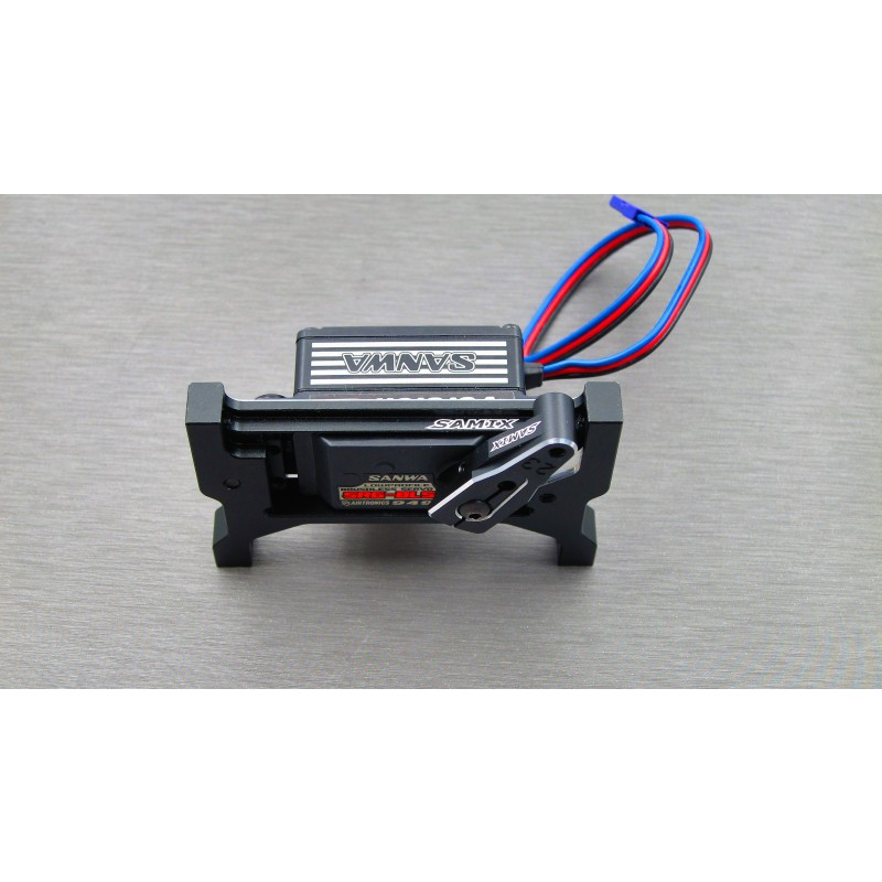 Samix TRX-4 Alum. adjustable servo brace black