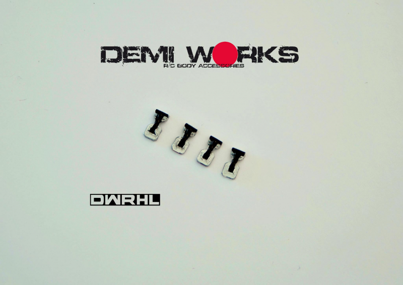 Demi Works Imitation Haubenverschlüsse (4 Stück)