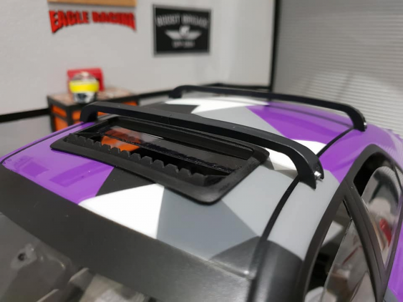 Sideways RC Roof Rails